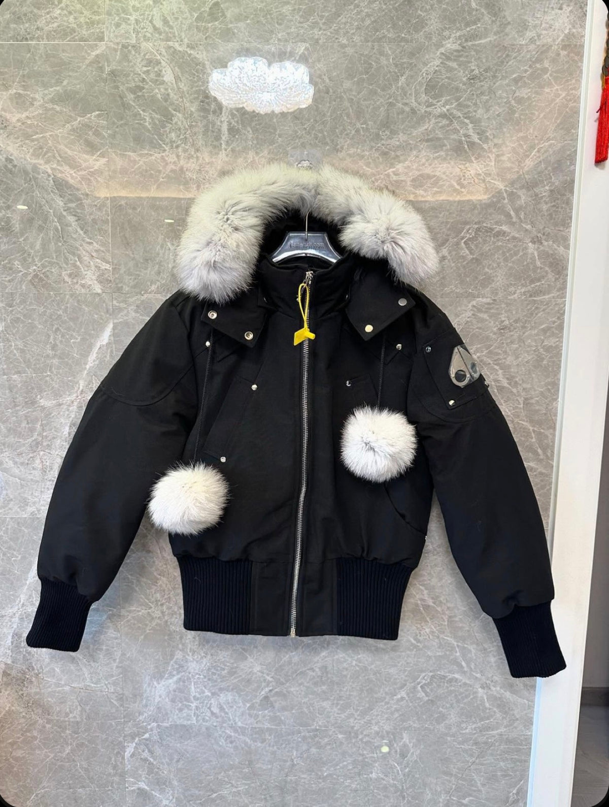 Moose Knuckles bomber jacket